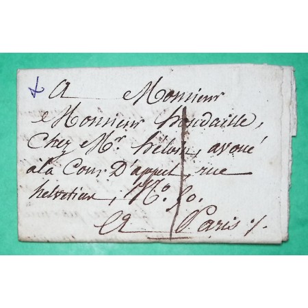 MARQUE PARIS DEPART AVALLON YONNE TAXE LOCALE 1 1806