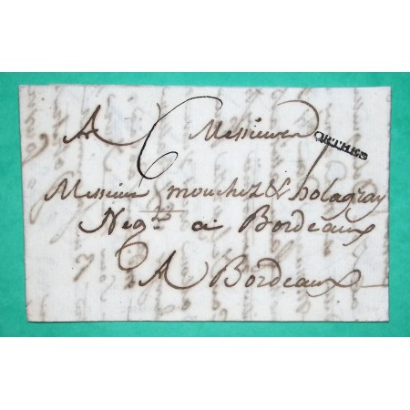 MARQUE ORTHES ORTHEZ BASSES PYRENEES POUR BORDEAUX GIRONDE LN N°2 1791