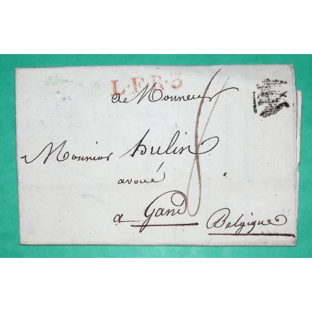 MARQUE PARIS POUR GAND BELGIQUE 1818