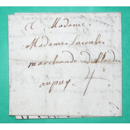 MARQUE MONISTROL HAUTE LOIRE POUR LE PUY EN VELAY LN N°1 1770