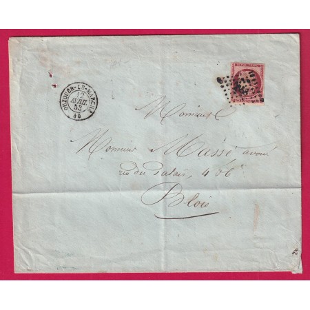 N°6 PC 2358 OUZOUER LE MARCHE LOIR ET CHER POUR BLOIS LETTRE