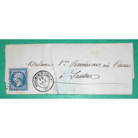 N°14 PC 3571 VIELMUR SUR AGOUT TARN POUR LAUTREC 1858
