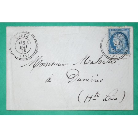 N°60C CAD TYPE 24 LAPTE HAUTE LOIRE POUR DUNIERES INDICE 22 1876