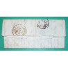 CAD TYPE 13 ROMORANTIN LOIR ET CHER DECIME + BOITE RURALE D POUR ARGENTEUIL SEINE ET OISE 1845