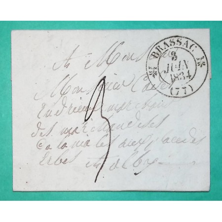 CAD TYPE 12 BRASSAC TARN POUR ALBI 1834