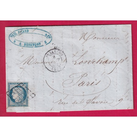 N°4 GRILLE BESANCON DOUBS POUR PARIS