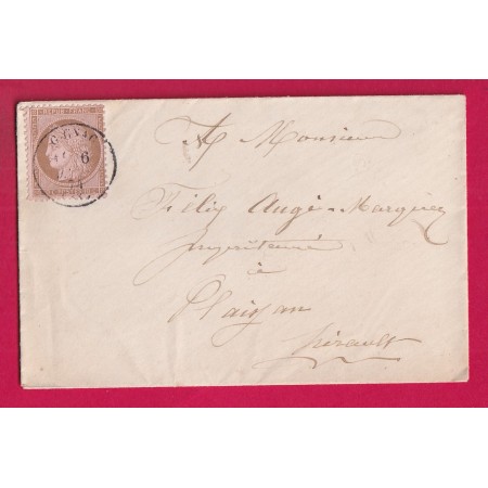 N°58 CAD TYPE 16 GIGNAC HERAULT 1874