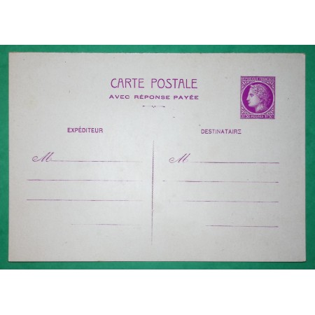 ENTIER 1F50 LILAS CERES MAZELIN NEUF AVEC REPONSE