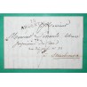 MARQUE 18 ARGENTAC ARGENTAT CORREZE POUR STRASBOURG BAS RHIN 38x10 1822