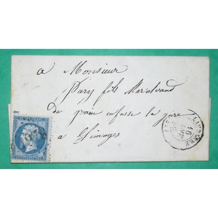 N°22 GC 1979 LAURIERE HAUTE VIENNE POUR LIMOGES 1866