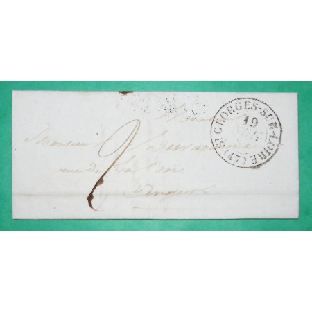 CAD TYPE 13 ST GEORGES SUR LOIRE MAINE ET LOIRE POUR ANGERS 1832