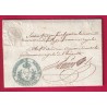 FRANCHISE ILLUSTREE GENDARMERIE ROYALE DE MONTPELLIER HERAULT 1822 POUR LOUPIAN LETTRE