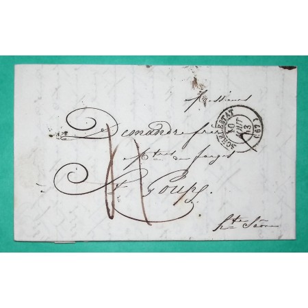 CAD TYPE 15A SCHELESTAT SCHLESTADT BAS RHIN POUR ST LOUP SUR SEMOUSE HAUTE SAONE 1843