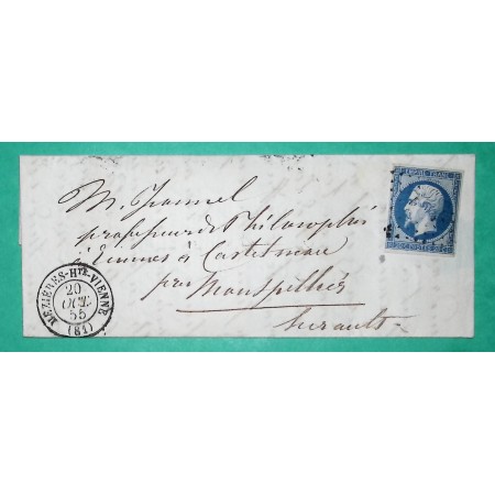 N°14 PC 1993 MEZIERES HAUTE VIENNE POUR MONTPELLIER HERAULT 1855