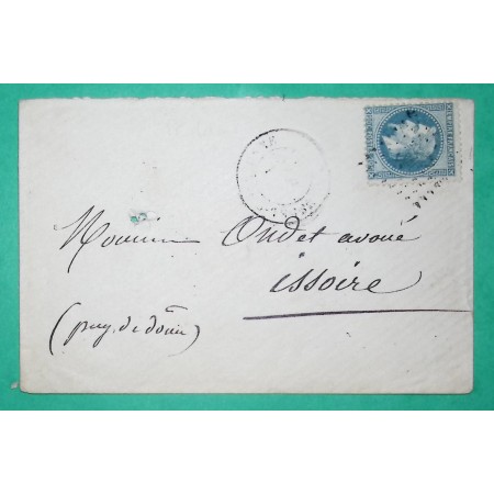 N°29 PC DU GC 4052 USSEL SUR SARSONNE CORREZE POUR ISSOIRE PUY DE DOME 1870