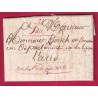 MARQUE 64 PAU ROUGE EN MANUSCRIT 1817 TEXTE LE DIRECTEUR DES CONTRIBUTIONS DIRECTS POUR PARIS LETTRE