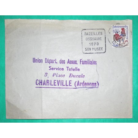 N°1331 COQ DECARIS DAGUIN BAZEILLES OSSUAIRE ARDENNES POUR CHARLEVILLE