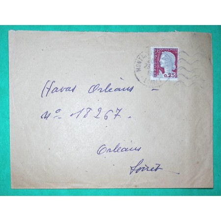 N°1263 MARIANNE DE DECARIS DAGUIN MUET MONTARGIS ENTREPOT LOIRET POUR ORLEANS