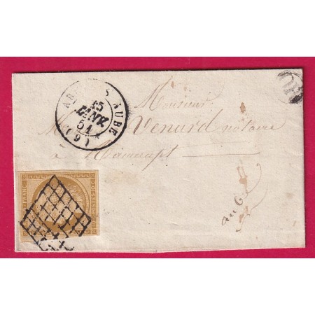 N°1 TTB GRILLE ARCIS SUR AUBE POUR RAMERUPT LETTRE