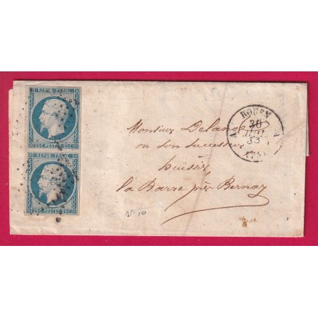 N°10 PAIRE PC ROUEN A 74 A SEINE INFERIEURE POUR LA BARRE EURE