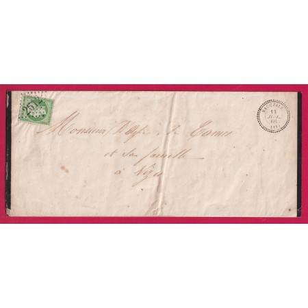 N°20 GC 2612 NAUCELLE AVEYRON CAD TYPE 22 POUR VEZES FAIRE PART IMPRIME