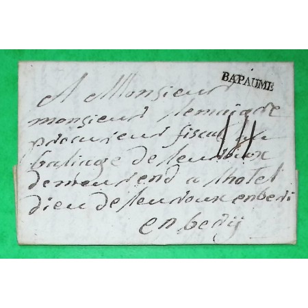 MARQUE BAPAUME PAS DE CALAIS LN N°3 1777