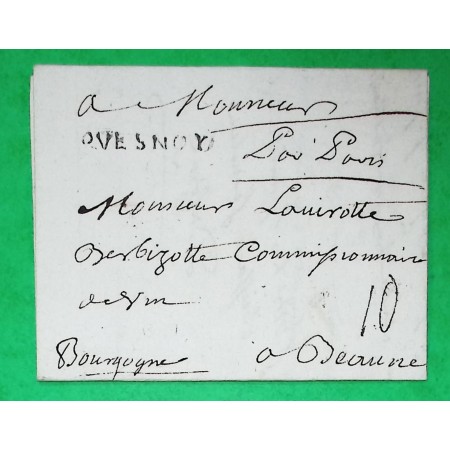 MARQUE QUESNOY NORD POUR BEAUNE COTE D'OR LN N°4 1739 INDICE 20