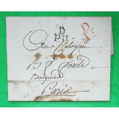 MARQUE PETITE POSTE DE PARIS BOITIER D QUANTIEME 27 PERIODE REVOLUTIONNAIRE 1800