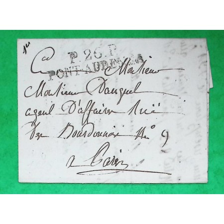 copy of copy of copy of copy of copy of copy of copy of copy of MARQUE ANCENIS LOIRE INFERIEURE LENAIN N°4 POUR ST MALO 1787 IN