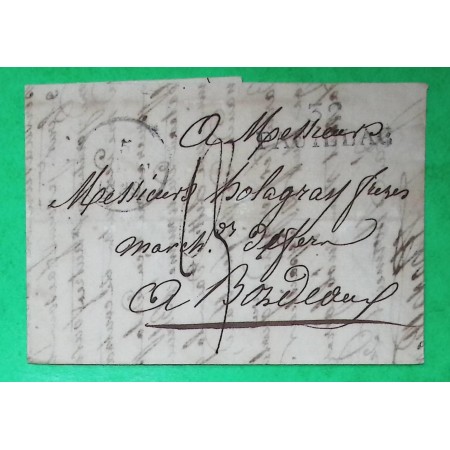 MARQUE 32 PAUILLAC GIRONDE POUR BORDEAUX 36x11 1829