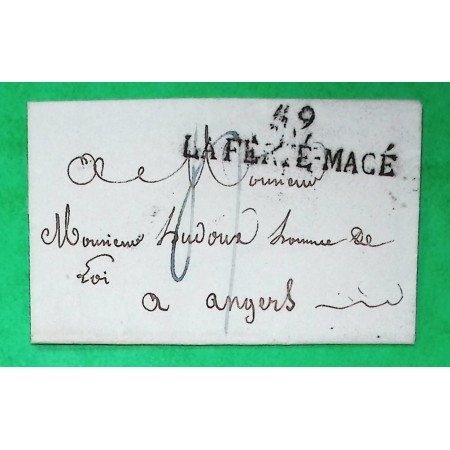 MARQUE 49 LA FERTE MACE ORNE POUR ANGERS MAINE ET LOIRE 47x13