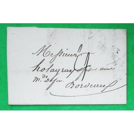 MARQUE 23 THIVIERS DORDOGNE POUR BORDEAUX GIRONDE 31x11 1824