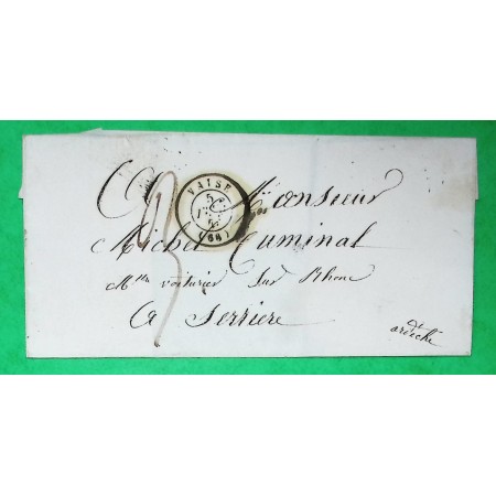 CAD TYPE 15 VAISE RHONE POUR SERRIERES ARDECHE 1847