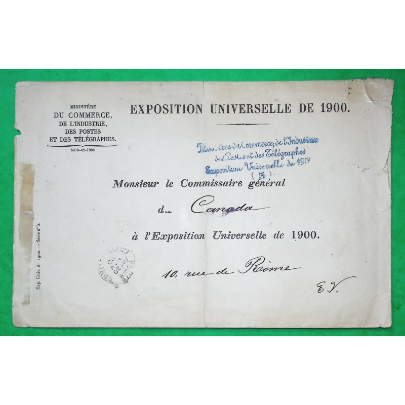 Lettre Autographe Signée Alfred Picard – Ministère Commerce & Industrie – 1899