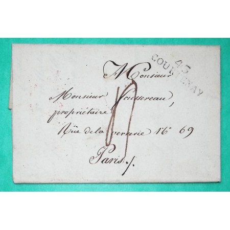 MARQUE 43 COURTENAY LOIRET POUR PARIS 34x9 1826