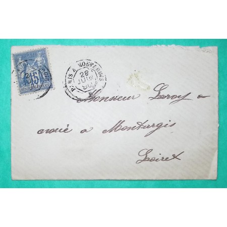 N°90 SAGE AMBULANT DE JOUR PARIS A MONTARGIS 1890