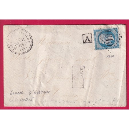 N°22 GC 1610 GAIGGAC D' AVEYRON CAD TYPE 22 POUR VILLEFRANCHE INDICE 15