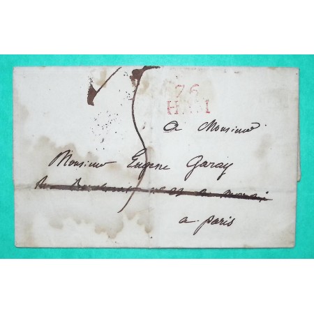 MARQUE 76 HAM ROUGE SOMME POUR PARIS 17x11