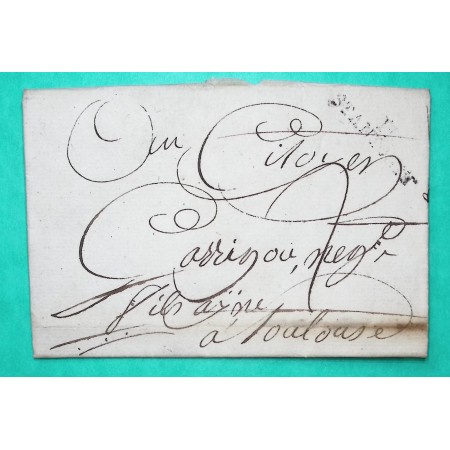 MARQUE 11 ST ANTONIN AVEYRON DEPART VAOUR TARN POUR TOULOUSE HAUTE GARONNE 34x9 1803