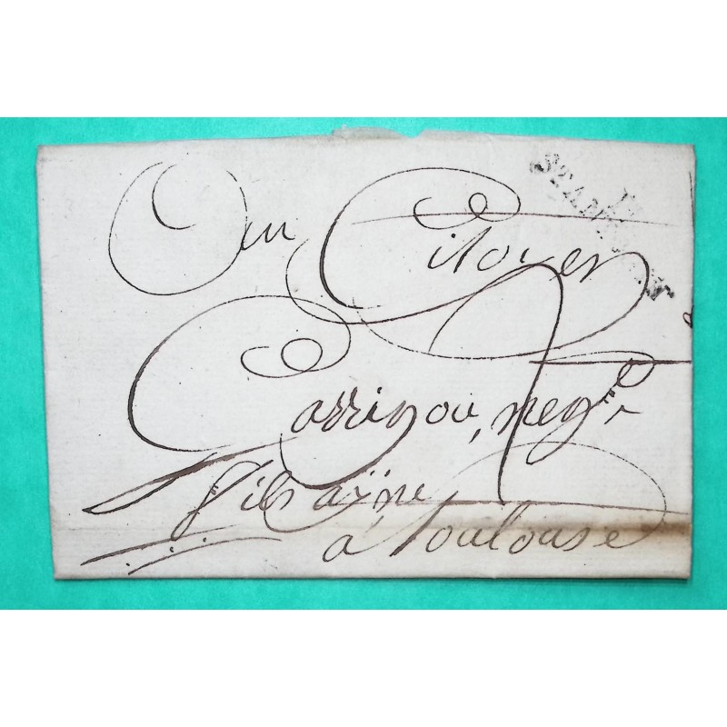 MARQUE 11 ST ANTONIN AVEYRON DEPART VAOUR TARN POUR TOULOUSE HAUTE GARONNE 34x9 1803