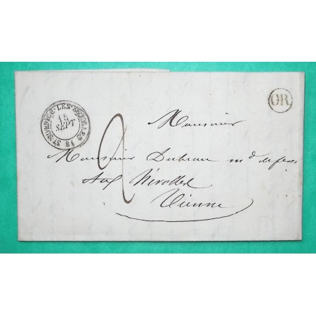CAD TYPE 15 ST SULPICE LES FEUILLES HAUTE VIENNE OR ORIGINE RURALE MONDON 1848