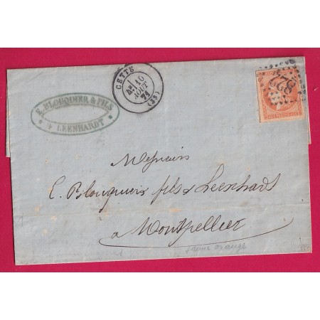 N°48 JAUNE ORANGE GC 822 CETTE SETE HERAULT POUR MONTPELLIER