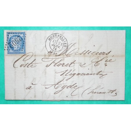 N°60B TYPE II GC 2502 MONTPELLIER HERAULT POUR AGDE 1874