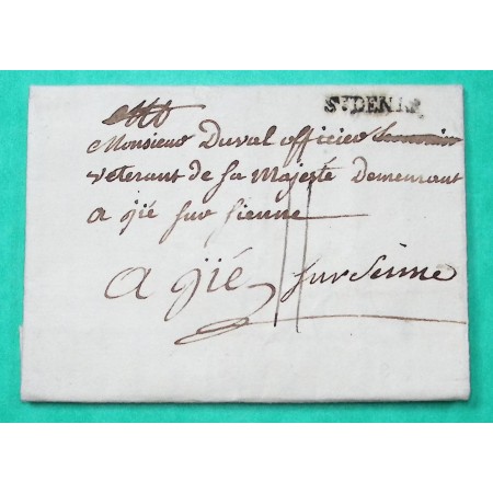 MARQUE ST DENIS SEINE POUR GYE SUR SEINE AUBE LN N°3 1780