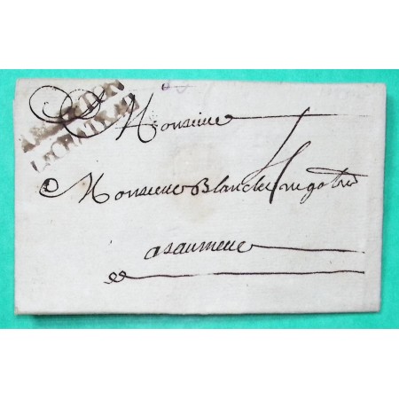 MARQUE ARGENTON LE CHATEAU DEUX SEVRES POUR SAUMUR MAINE ET LOIRE LN N°1 1783