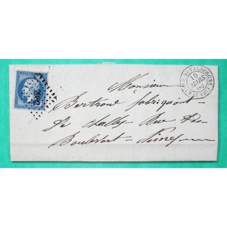 N°14 PC 2982 ST ANDRE DE VALBORGNE GARD POUR NIMES 1860