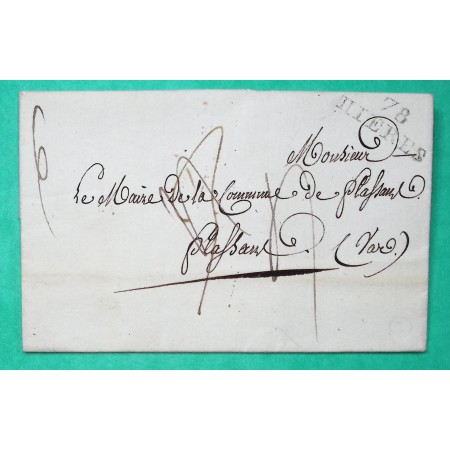 MARQUE 78 HIERES HYERES VAR POUR FLASSANS 31x11 1823