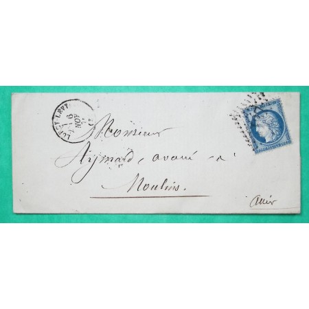 N°60A GC 2127 LURCY LEVY LEVIS ALLIER POUR MOULINS 1874