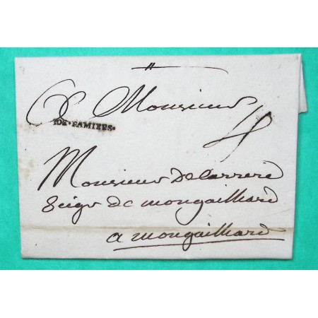 MARQUE DE PAMIERS ARIEGE POUR MONTGAILLARD EN ALBRET LOT ET GARONNE LN N°3 1779