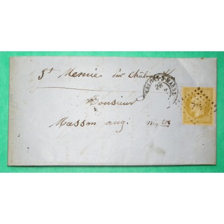 N°13A CITRON PC 704 CHALONS SUR MARNE POUR SAINT MEMMIE 1857